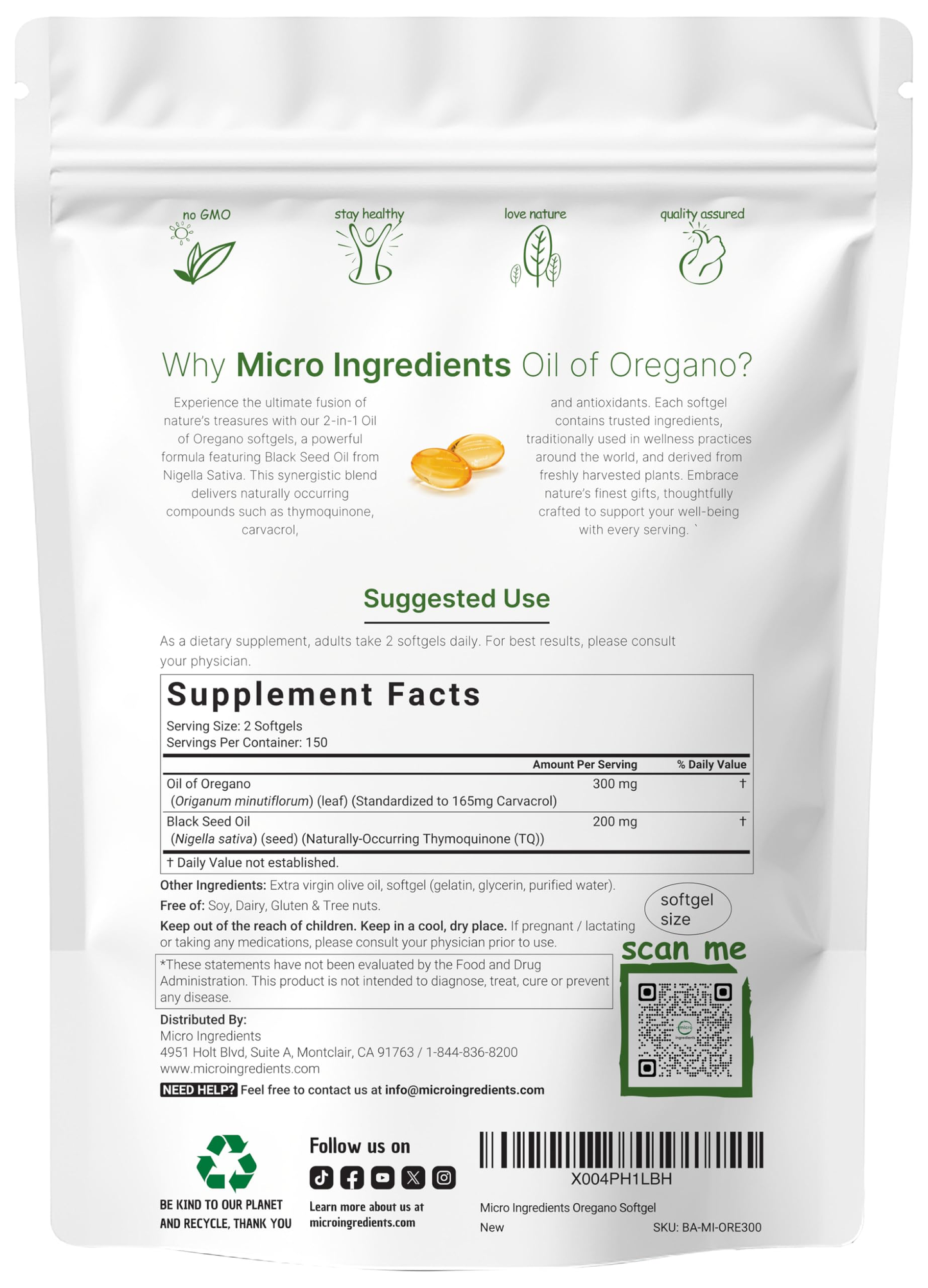 ACEITE DE OREGANO CAPSULAS