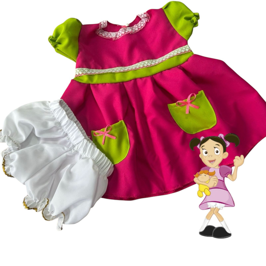 Disfraz Niña Chavo Del 8