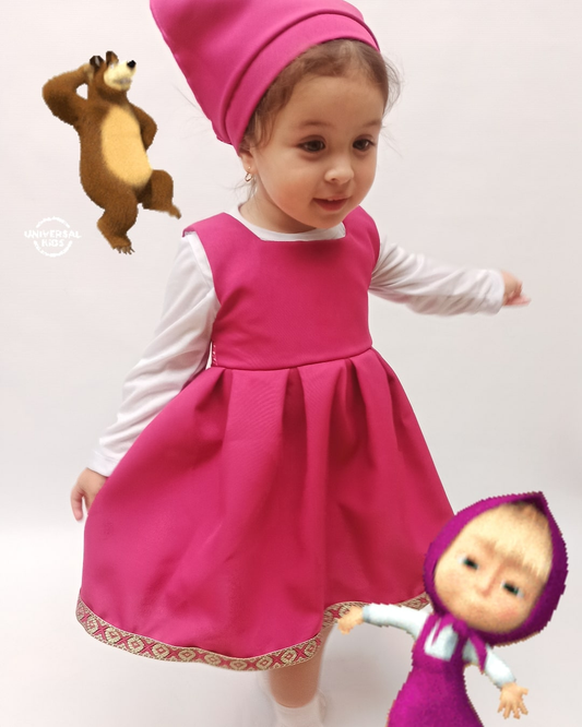 Disfraz Nina Masha Y El Oso