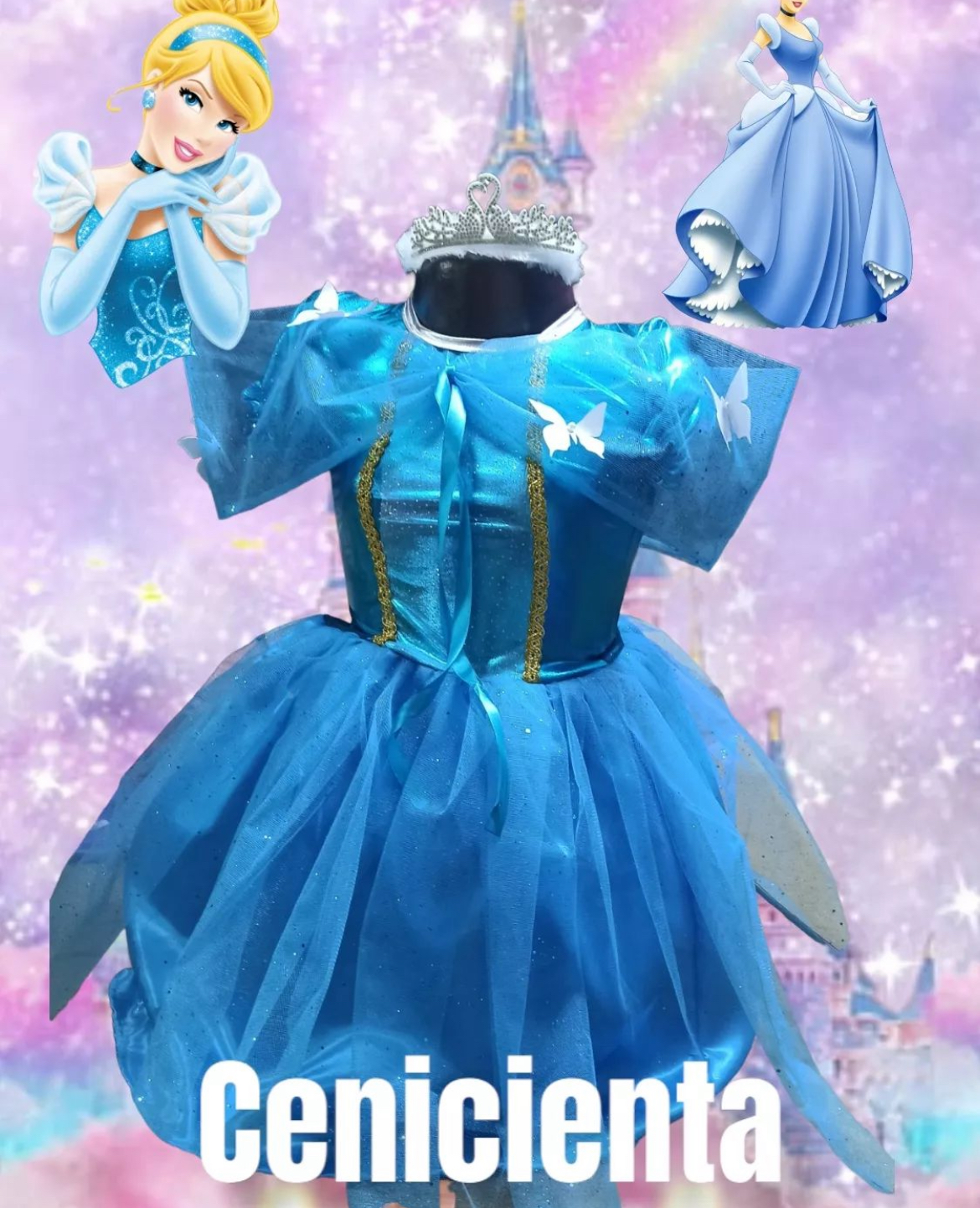 Disfraz Nina Princesa Cenicienta