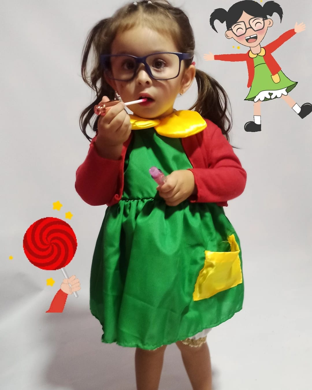 Disfraz Niña Chavo Del 8
