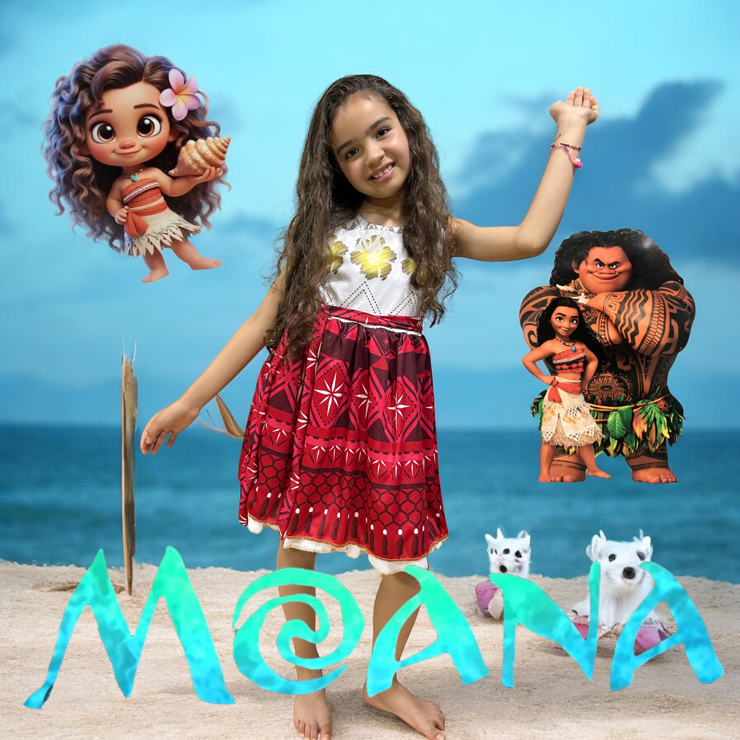 Disfraz Niña Moana
