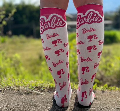 Medias de Compresion (Barbie Pink)