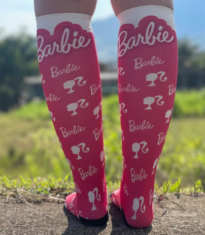 Medias de Compresion (Barbie Pink)