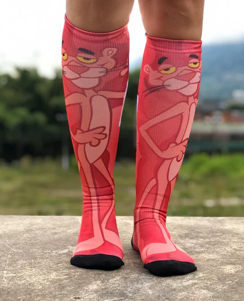 Medias de Compresion (Pantera Rosa)