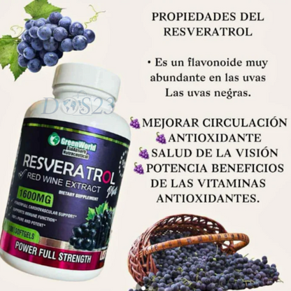 Resveratrol Original Promo X 3 Und