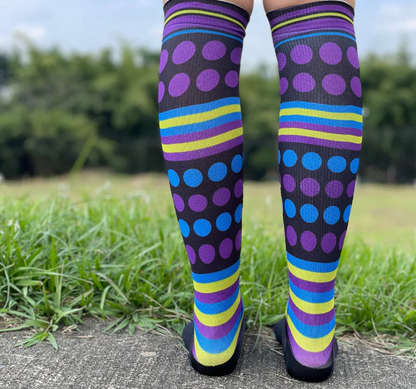 Medias de Compresion (Colores y Formas)